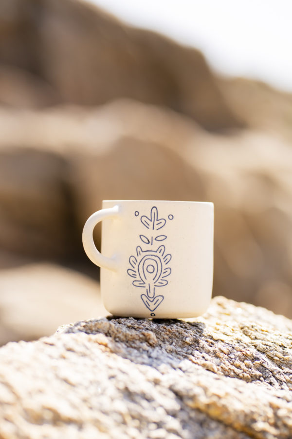 Tasse broderie bretonne, modèle 4